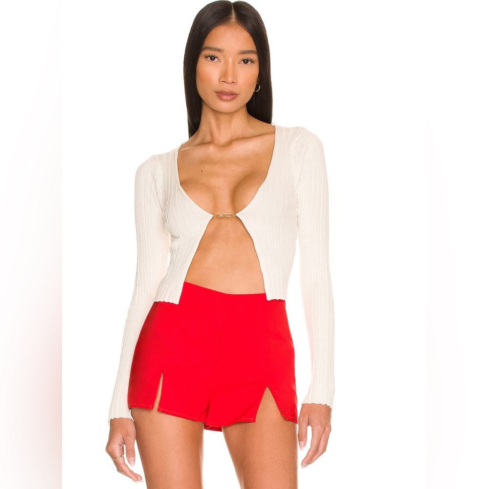 Superdown Solana Chain Strap Sweater NWT